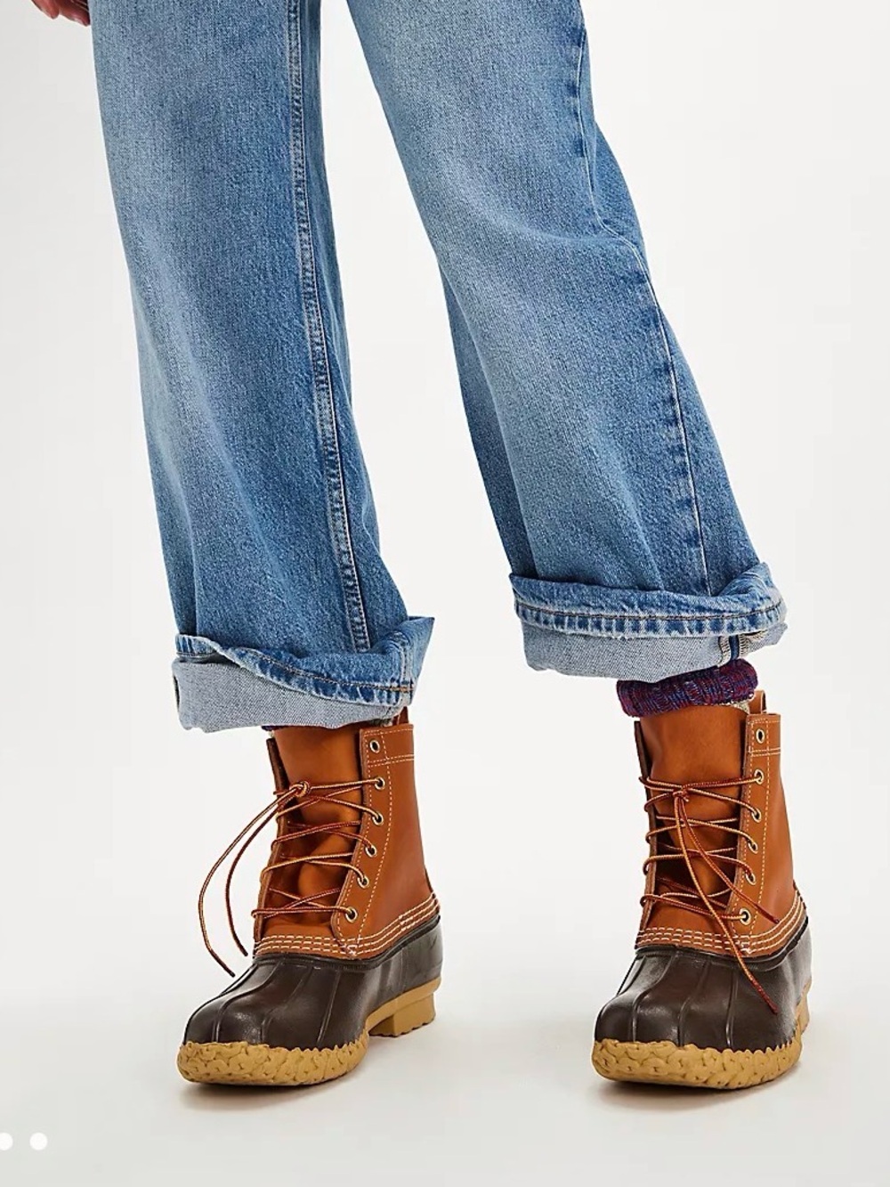 New!! L.L.Bean 8" Lace-Up Boots